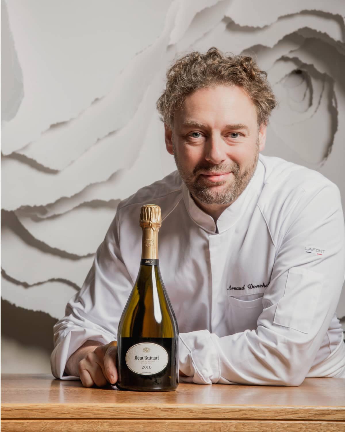 Le chef Arnaud Donckele Le chef Arnaud Donckele